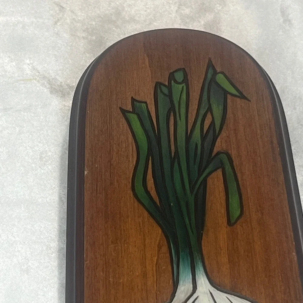 Vintage retro wood country kitchen signs veggie folk 9